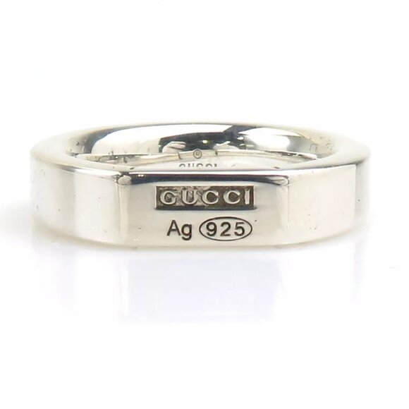 Auth GUCCI Ring Silver 925 - 55970a - Picture 7 of 16